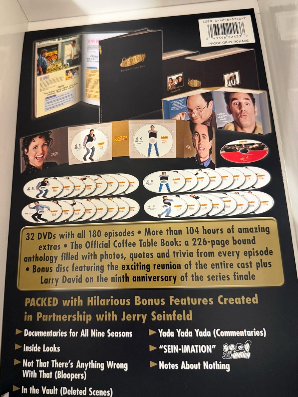 Seinfeld LIMITED EDITION Complete Series DVD Refrigerator set coffee table book